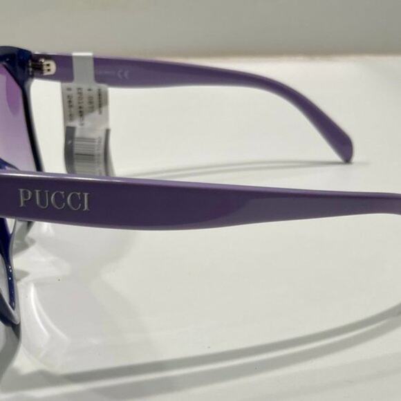Emilio Pucci 59mm Geometric Sunglasses Purple display picture 2